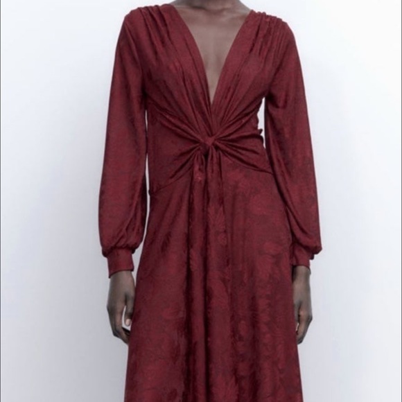 Zara Dresses & Skirts - Zara long jacquard dress